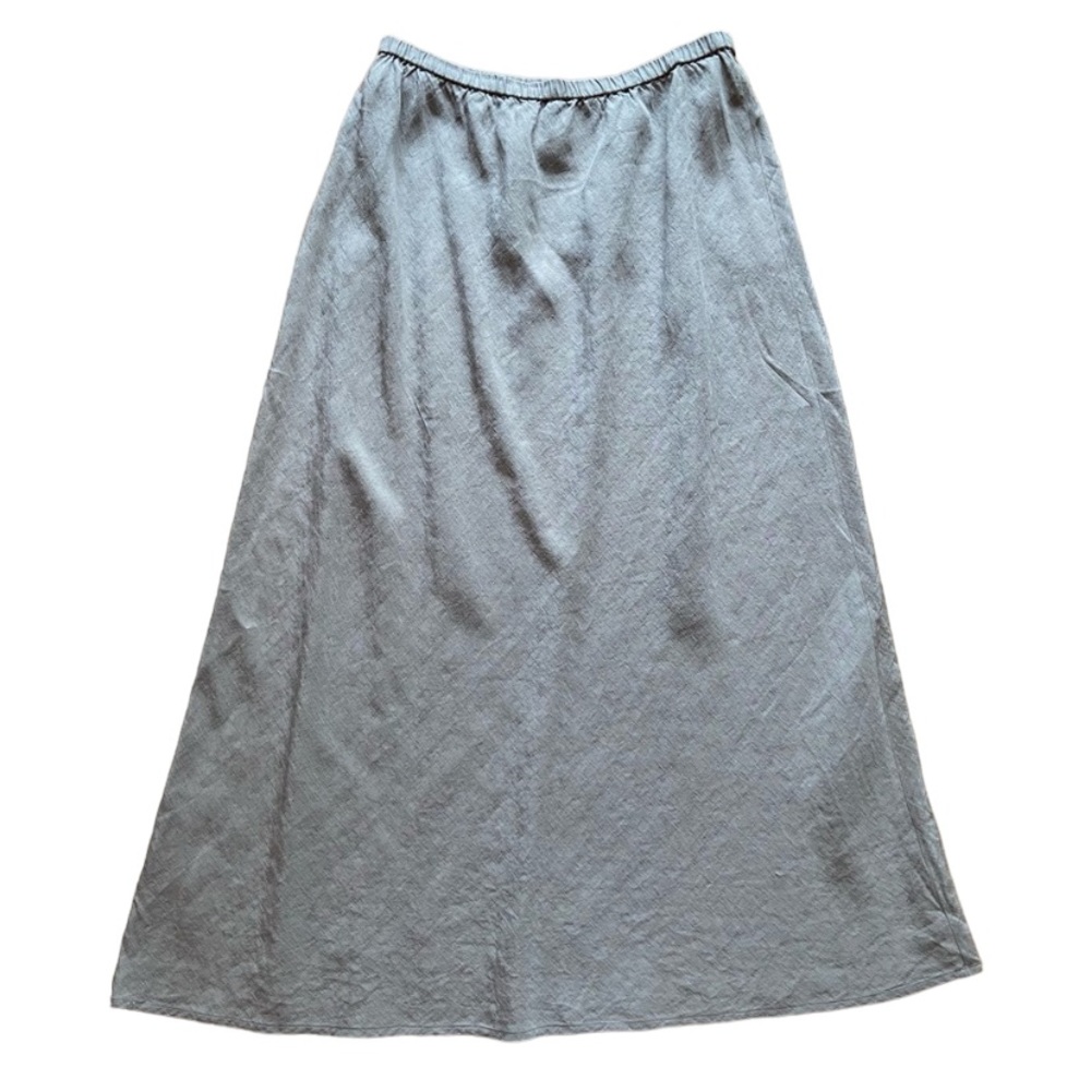 Eileen Fisher Textured Silk/Linen Maxi Skirt